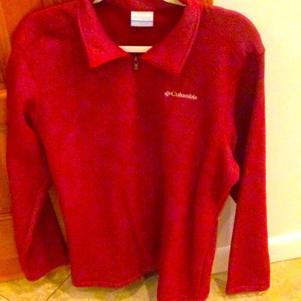 - Columbia mens half zipper jacket size medium